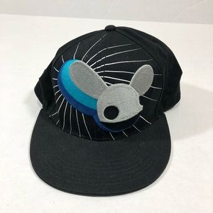 Deadmau5 SnapBack Hat black Blue Nice